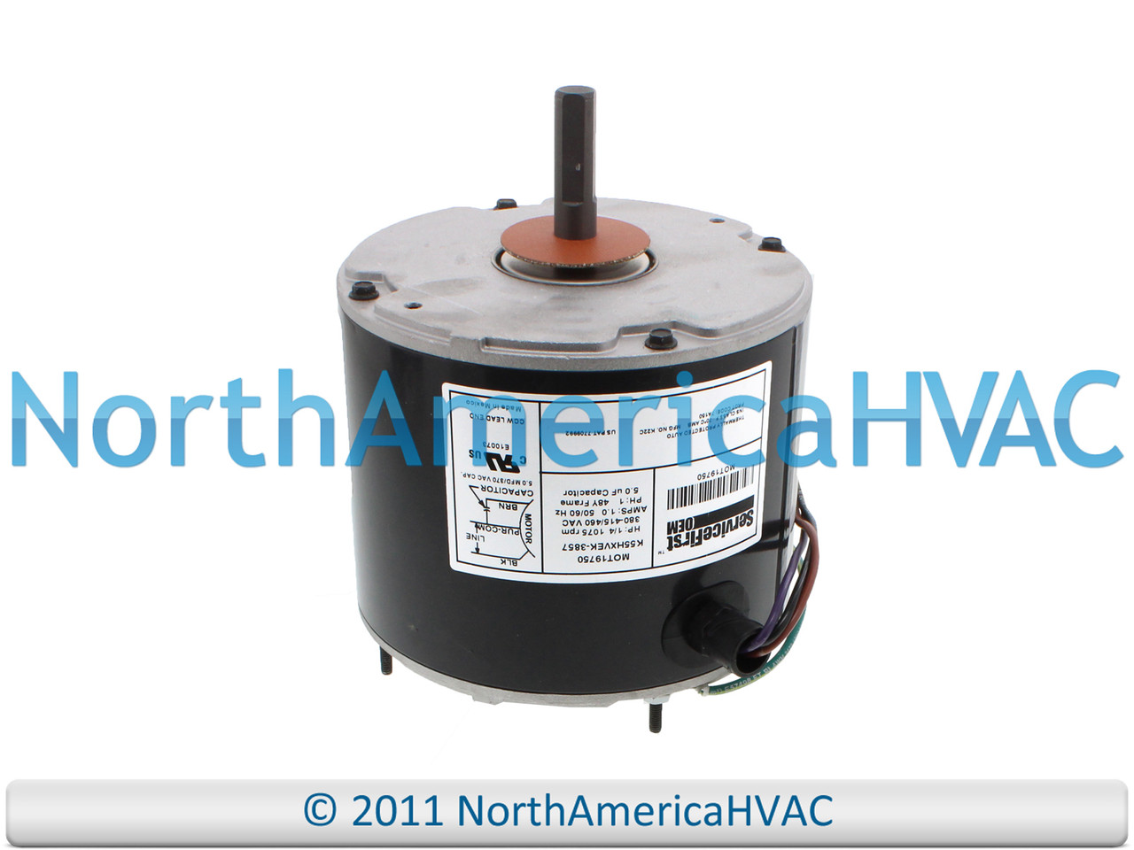 OEM Trane American Standard Condenser FAN MOTOR 1/4 HP 460v
